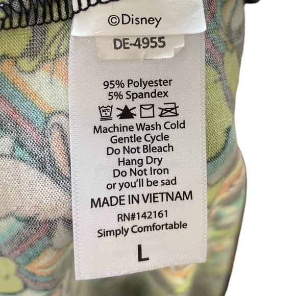 Lularoe Disney Goofy Kidcore Vacation Retro Geometric Novelty Stretch Tunic Top - Picture 7 of 7